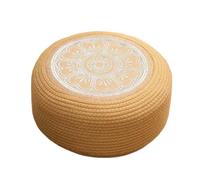 Générique Outdoor Pouf Ottoman Waterproof Woven Round Outdoor Poufs