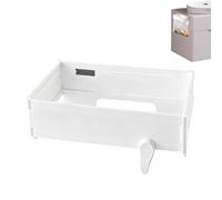 Générique Outdoor Trash Bag Holder - Folding Magnetic Rack, Adhesive Buckle, Hands Free Kitchen Bag Organizer for Cabinets Doors Dorms Apartments, Easy Access Waste Storage Solution, Multi Color