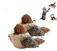 Générique Outfany FeatherFun Flyer, PetsBoro FeatherFun Flyer, Yiffany Featherfun Flyer, Patoroma Flapping Bird Cat Toy Flying, Chirping Bird Cat Toy Flapping Wings, Sherum FeatherFun Flyer (2A)