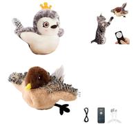 Générique Outfany FeatherFun Flyer, PetsBoro FeatherFun Flyer, Yiffany Featherfun Flyer, Patoroma Flapping Bird Cat Toy Flying, Chirping Bird Cat Toy Flapping Wings, Sherum FeatherFun Flyer (C+D)