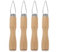 Générique Outil à Boutons de Chemise Portable Petit Format, Lot de 4 Pièces, Aide à Boutonner pour Personnes Âgées avec Poignée Ergonomique Antidérapante, Dispositif D’assistance