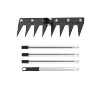 Générique Outil à Désherber à Manche Long - Désherbeur Manuel pour Jardinage Aménagement Paysager Ameublir Le Sol,Arrache-Racines Ergonomique pour Ameublir Le Sol Nettoyer Aiguilles De Pin Jardinage