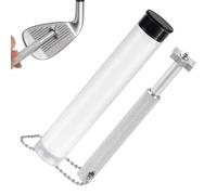 Générique Outil Affûteur de Golf - Accessoire d'Affûtage de Rainures en Aluminium | Accessoire de Nettoyage Golf avec Bracelet Antichute pour Femme Homme Jeune