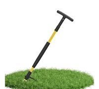 Générique Outil Arrache- Manche en T et Griffes Triples pour Désherbage Manuel,Extracteur de Racines de Gazon,pour Pelouse Cour Arrière Terrasse Allée Jardin Extérieur