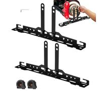 Générique Outil D Alignement des Roues - Appareil de Mesure du Pincement | Kit De Parallélisme Précise avec 2 Rubans Métriques pour Voiture Camionnette Moto Garage