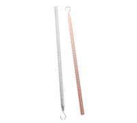 Générique Outil D'aide au Port de Bracelet en Métal 2 Pièces Argenté et Rose Doré, Accessoire Portable pour Fermoirs, Aide Rapide la Fermeture L'enfilage des Bracelets, Pratique pour Usage