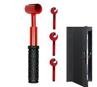 Générique Outil d'Ajustement de Paumelle de Porte,Clé de Réglage pour Trou de Charnière 14-25mm,Clé d'Alignement Manuel pour Réparation d'Espace de Porte | Maintenance Meuble et Rénovation Domestique