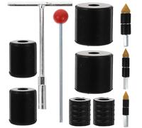 Générique Outil D'arrêt D'eau Thermofusible 3 Pièces Têtes en Cuivre Pur et Clé, Aiguilles pour Réparation de Fuites Plomberie Chauffage, Accessoires Professionnels pour Tuyaux Ppr