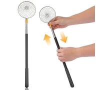 Générique Outil de Collecte D'œufs Multifonction en Acier Inoxydable Panier Filaire Télescopique Extensible pour Poulailler et Ferme Agricole