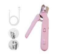 Générique Outil De Coupe des Griffes Doux Et Maîtrisé pour Animaux, Coupe-Griffes pour Animaux avec LED Intégrée, Lames Précises, Recharge USB, Adapté à Tous Les Animaux, Réduit L’anxiété