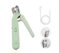 Générique Outil De Coupe des Griffes Doux Et Maîtrisé pour Animaux, Coupe-Griffes pour Animaux avec LED Intégrée, Lames Précises, Recharge USB, Adapté à Tous Les Animaux, Réduit L’anxiété