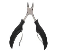Générique Outil de coupe d'ongles en acier inoxydable noir, pince à bec de faucon, conçu pour usage domestique et salon de manucure