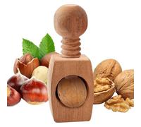 Générique Outil de Cracker de Noix, 4,21 Pouces en Bois à vis de Fissuration pour Les Noisettes châtaignes, disjoncteur de Noix Portable pour la Cuisson à la Maison