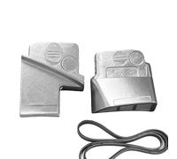 Générique Outil De Démontage De Courroie | Réparation en de Zinc,Kit de 2 Pièces pour Courroie Poly-V de Véhicule | pour Auto Camion SUV Scooter Pick-up Moteur Garage Maison Route