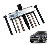 Générique Outil de Démontage de Poulie,Outils Manuels Ajustables Antidérapants,Extracteur De Volant Moteur - pour Camion Berline Pick-up SUV Climatisation Engrenage Arbre Frein Roulement