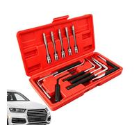 Générique Outil de dépose d' Kit de réparation de volant de 12 pièces | Outil de Démontage d'Automobile pour l'entretien, la réparation et la maintenance de véhicule en garage automobile