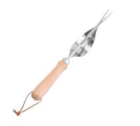 Générique Outil De Désherbage À Main | Désherbeur Manuel avec Un Manche en Bois,Désherbeurs Manuels De Type Y,pour Pelouse Jardin Ferme Plate-Bande Pot Serre Verger Extérieur