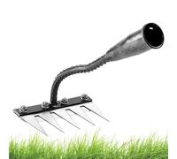 Générique Outil De Désherbage De Jardin - Tête De Travail 6,5 Pouces | Arracheur De Mauvaises Herbes Râteau À Main, Design Amovible, + Maniable pour Cour, Parterre, Entretien Extérieur Outil D'e