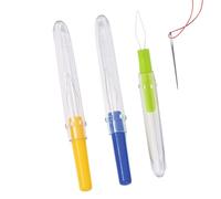 Générique Outil De Filetage À Aiguille - 3pcs Fidre De Automatique - Accessoires De Portables pour Le Bricolage, Les Ménages Et L'artisanat | Guide De Fil Facile pour Les Aiguilles, Idéal pour L