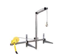 Générique Outil de Levage de climatiseur Haute Altitude, Petite Grue avec Support Pliable, élévateur latéral à roulettes pour Une Installation Facile, Longueur 10 m, Durable et Portable