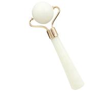 Générique Outil de Massage Visage Pierre de Jade Naturelle Roller Beauté Portable pour Soins Peau Anti-âge et Raffermissant Léger et Confortable pour Femme Couleur Couleur Aléatoire