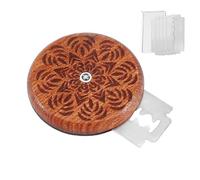 Générique Outil de notation du levain - Couteau à à lame de 4,7 x 4,7 x 0,8 cm, coupe-pâte artisanal, rasoir en acier avec manche en bois pour croustillants | Dispositif de découpe de motifs décorati