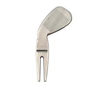Générique Outil De Réparation De Divot | Outil Réparation Golf avec Marque-Balle - Prise Anti-Dérapante, Nettoyeur De Rainures Léger, Accessoire Multifonction pour Entraînement Et Pratique sur Le
