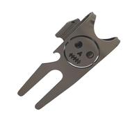 Générique Outil De Réparation De Divots De Golf,Accessoires De Club Ergonomiques en De Zinc pour Le Parcours - Fourche en Métal pour Green - pour Golfeurs De Âges Et