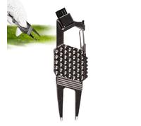 Générique Outil de Réparation de Pitch,Marque-Balle Multifonction en Compact - Ouvre-Bouteille Léger et Nettoyeur de Rainures pour Golfeurs
