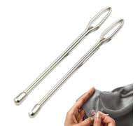 Générique Outil D'enfilage, Enfile-élastique - 2 Enfileurs De Corde À Cordon en Métal | Ensemble Remplacement D'enfileur De Cordon Facile, Outils De Multifonctionnels pour Chapeaux Et Shorts