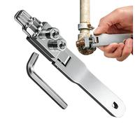 Générique Outil d'Extraction de Tuyaux - Outil de Plomberie Robuste avec Clé - D'Extraction De Vanne À Dégagement Facile - pour Réparation Plomberie Douche, Drain PVC, 13 mm et 19 mm, Boulon, Valve