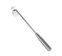 Générique Outil D'extraction Manuel Robuste En Acier Inoxydable, Compact, Adapté Aux Jardiniers et à Un Usage Domestique, 40 Cm 4 Dents