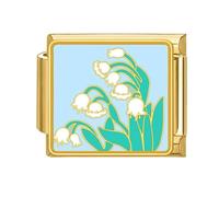 Générique Outil Multifonctionnel de Lien de, Texture en Acier Inoxydable, breloque de Connexion modulaire de Fleur pour Bijoux Collier modulaire
