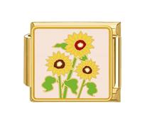 Générique Outil Multifonctionnel de Lien de, Texture en Acier Inoxydable, breloque de Connexion modulaire de Fleur pour Bijoux Collier modulaire