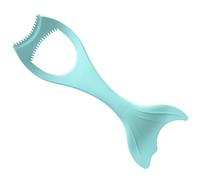 Générique Outil Pochoir Eyeliner Pour Maquillage Des Yeux Taille Compacte En Silicone Bleu Aide à L’eyeliner Pour Femmes Débutantes Usage Quotidien