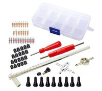 Générique Outil pour La Réparation des Valves De Pneu - Soin et Entretien - Démontoir de Cœur de Valve pour Pneu de Voiture - Accessoires Et Fournitures pour Camion Quad Véhicule Auto Berline SUV