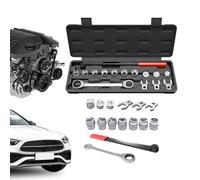Générique Outil pour Poulie Tendeuse | Fournitures pour Réparation De Véhicules - Clé De Démontage pour Poulie Folle - pour Mécaniciens Pro Maintenance Flotte Ateliers Garage Camion SUV VR