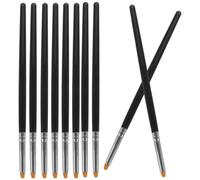 Générique Outils de Maquillage Brosse pour Rehaussement de Cils 10 Micro-Brosses Manche Ergonomique pour Application Précise Maquillage des Yeux