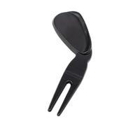Générique Outils De Réparation De Divot Golf, Outil Divot en Métal avec Marque-Balle, Nettoyeur Rainures Multifonction, Accessoire Golf Portable Hommes Femmes Golfeurs
