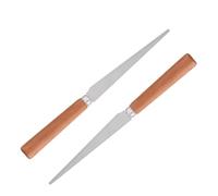 Générique Outils de Sculpture Lot de 2 Pièces en Acier Inoxydable Marron pour Pâte Polymère et Céramique pour Travaux Artistiques et Réparation de Sculptures