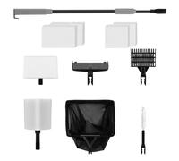 Générique Outils Nettoyage Aquarium Détachant Antidérapant Bac À Poissons | Set Brosses Et Éponges Nettoyantes Pour Eau Salée, Occupés, Seniors, Femmes, Hommes, Débutants, Cadeaux Anniversaire,