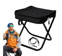 Générique Outside Chairs, Foldable Heavy-Duty Seat, Lightweight Beach Chair with Carry Strap, Camping Supplies, Seating Solution for Backpacking Travel Accessories, 10.24x9.45x10.24 inches