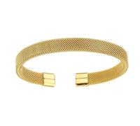 Générique ouvert en en forme de C en acier inoxydable, bijoux à la mode, unisexe, bracelets en forme de C pour femmes et hommes, bijoux de poignet modernes et minimalistes