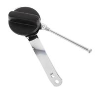 Générique Ouvre-boîte Compact Poignée Ergonomique en Acier Inoxydable Manuel Noir, Résistant Usage Fréquent, Ouvre-bouteille Cuisine Domestique