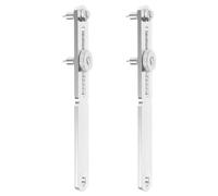 Générique Ouvre-boîtier de Montre 2pcs en Acier Argenté, Kit D'ouverture Polyvalent pour Réparation Facile et Remplacement Rapide de Pile de Montre