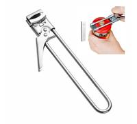 Générique Ouvre-Bouteille réglable Master Ouvre-jar et Bouteille réglable en Acier Inoxydable Ouvre-jar Multifonctionnel Can Opener Design Non Slip Bottle Opener, Noir, YGDE-2710-R04T