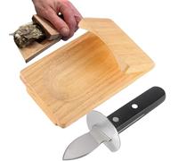 Générique Ouvre Huitres En Bois | Support Ouvre Huitre | Support Ouverture Huitres | Cale Huitre Bois | Oyster Shucker Couteau À Huîtres | Oyster Opener Pour Palourdes, Fruits De Mer