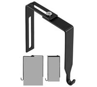 Générique Over Door Hook - Adjustable Cubicle Hanger Heavy Duty, Flexible Storage Hooks For Silk Scarves Hats Keys, Sturdy Iron Door Hook For Potted Plants Umbrellas, For Home Office Cubicle