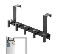 Générique Over Door Hooks 4 Pieces Heavy Duty Metal Hanging Organizer Rack | Space Saving Storage Hangers For Clothes Towels Bags Coats And Accessories Without Drilling