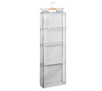 Générique Over The Door Yarn Storage Organizer - Dustproof Clear 4 Zipper Compartments, 15.8x4.7x50 inches Yarn Wall Storage Knitting Organizer for Craft Supplies Knitting Needles